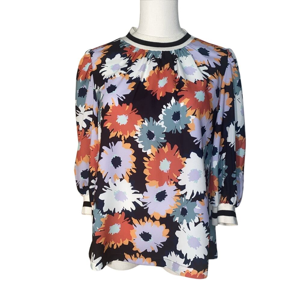 Crosby by Mollie Burch Top Womens XS Sally Top Florals Popover Artsy